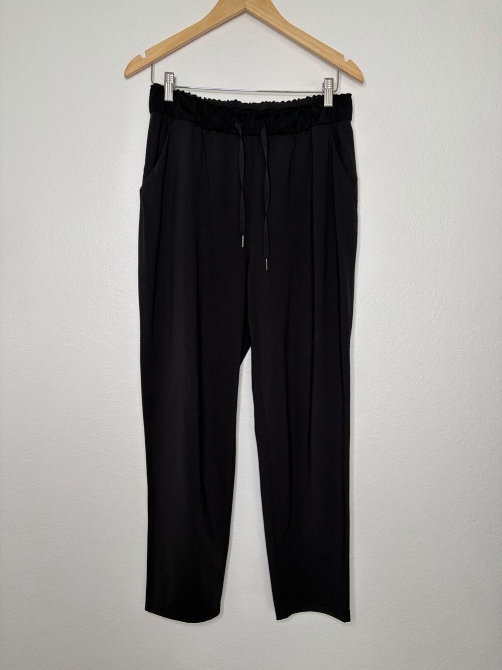 Lululemon Keep Moving High Rise Black Pant Women's Size 10 LW5CRBS